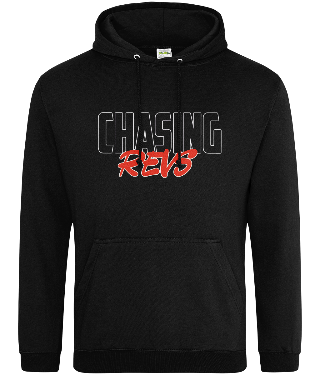 Chasing Revs logo hoodie