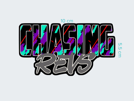 Chasing Revs JDM sticker