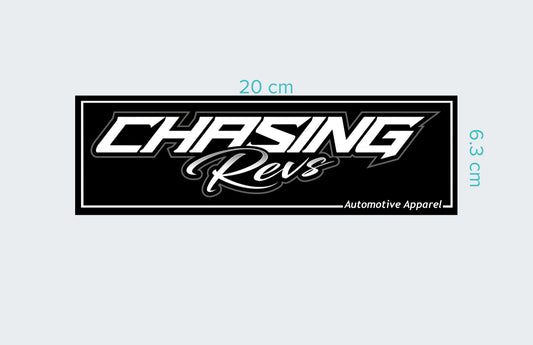 Chasing Revs slap sticker